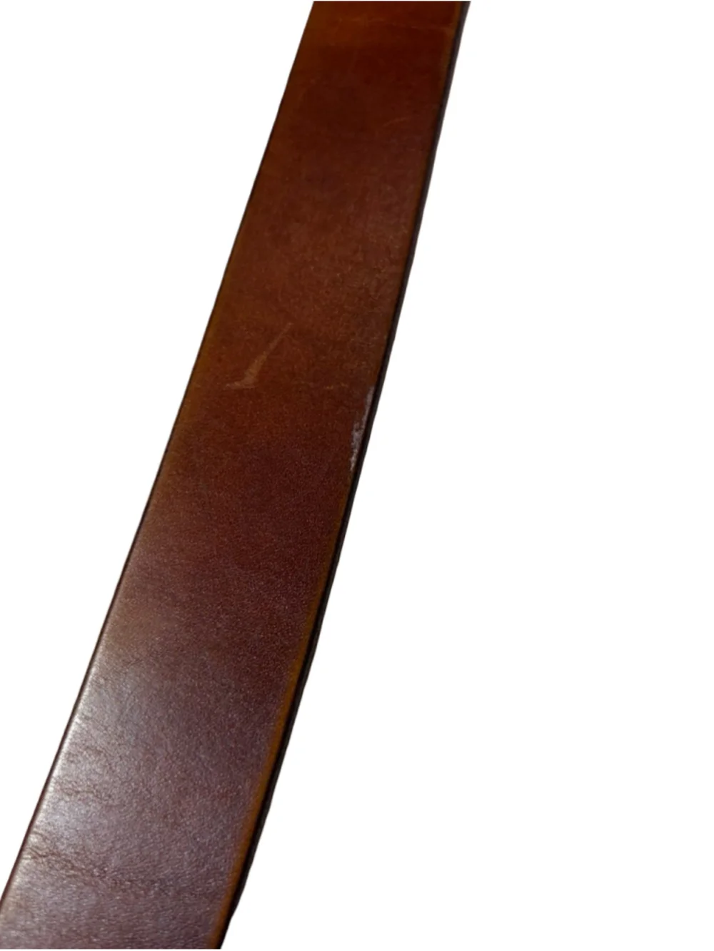Bullko Brown Genuine Leather Belt Minimalist Heritage Workwear